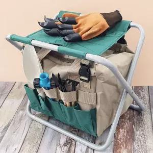 접이식 원예툴 가방 의자 세트 캠핑의자 낚시의자 작업의자 포켓의자