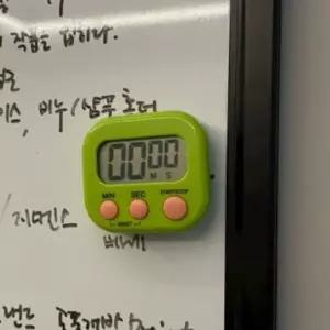 공부스톱워치 무소음 디지털 자석 타이머 타이머 주방 자석 베이킹 다용도