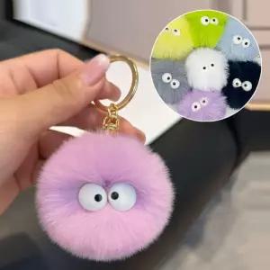 동글동글 부슬부슬 먼지인형 가방 키링 열쇠고리 키링 백팩키링 가방키링