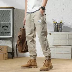 남성바지 간절기 캐주얼 팬츠 빅사이즈 배기 조거 와이드 롱 심쿵해외구매