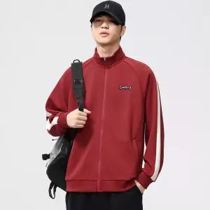 남성가디건 빅사이즈 봄 하이넥 가디건 맨투맨 오버사이즈 밀링 지퍼 코트 심쿵해외구매