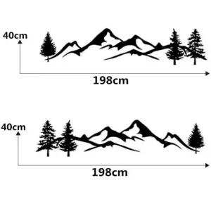 sh) 캠핑카 카라반 꾸미기 스티커(198x40cm)