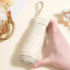 채움하우스 간편 휴대용 경량 사각 캡슐 접이식 양우산/초경량우산/휴대용우산/접이식우산/간편한우산/경량