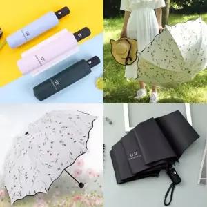 채움하우스 자외선 우산 암막 양산 UV 차단 미니 양우산 3단 832906