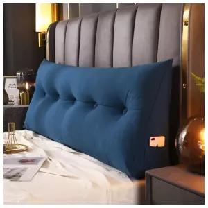 침대 삼각 등받이쿠션 145cm(블루)