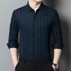 남성 긴팔 블라우스 봄가을 캐시미어 상의 캐주얼 심쿵해외구매