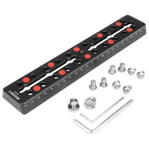 YUEOCT 230mm / 9.05인치 망원경 레일 마운트 스타일 나사 플레이트, 1/4인치 도브테일 어댑터 M6 3/8인치 빅센 헤드 천체 포함 베이스 사진용 OTA 장착 바 삼각대 안장 적도 하늘 카메라