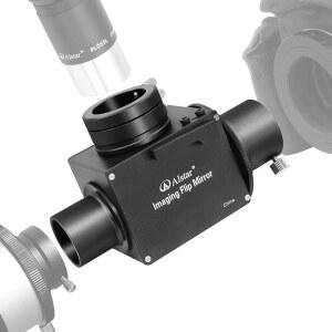 접안 렌즈 어댑터가 있는 망원경용 Alstar 1.25인치 물체 미러, 모두에 카메라용 적합합니다 사진 플립 정밀 망원경 초점 중심 및 망원경, 천체 카메라 CCD 도구