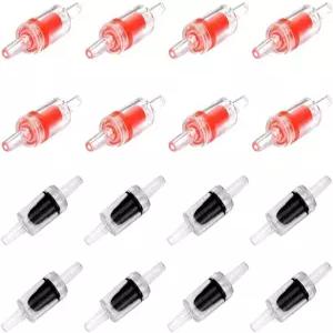 수족관 체크 밸브 - 16pcs 원웨이 에어 펌프 3/16인치 어항 에어레이터 항공 튜브 액세서리 파이프 피팅