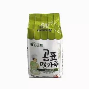 푸드 대한 곰표 중력 밀가루 1kg 먹거리 식자재 중력 밀가루 1kg