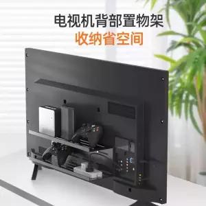 티비네트망 무타공 TV 선반 선정리 단층 뒤면 이중 벽선반