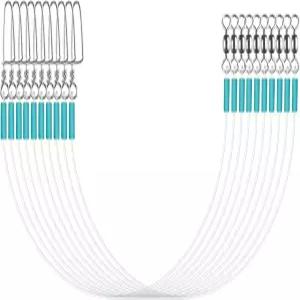 회전 스냅 키트가 있는 루로드 플루오로카본 낚시 리더 라인 연결 태클 루어 리그 또는 후크 소금물 담수용