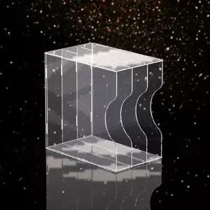 투명 아크릴 엘피판 먼지방지 수납 비닐 랙 디스플레이