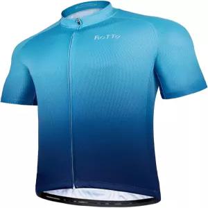 ROTO 사이클링 저지 남성용 자전거 셔츠 반팔 그라디언트 컬러 시리즈