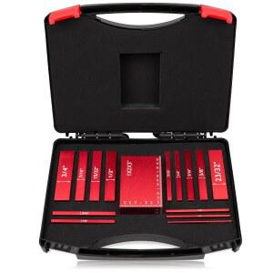 목공용 15개 PCS 설정 블록, 라우터 및 알루미늄 테이블 도구용 높이 목공 톱용 게이지, 블록 정밀