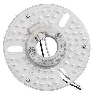 5인치 LED 리트로핏 조명 키트, 3색 디머블, 광학 렌즈, 플리커 프리, 눈에 친화적인 조명, 간편한 설치 u2013 침실, 거실, ETL 및 FCC 인증을 갖춘 천장 선풍기 교체