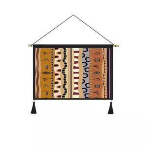 북유럽 벽걸이 패턴 장식 담요 배경 인테리어 침실