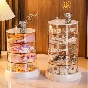 머리끈 보관함 파츠통 비즈통 정리함 칸막이 투명 다수 사이즈 다용도