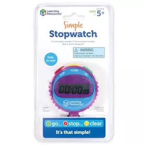 학습 자료 간단한 3 버튼 스톱워치 과학 조사 지원 시간 측정 수학 연습 경과 추적 5세+