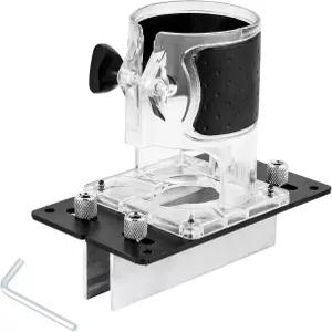 2 in 1 보이지 않는 패스너 슬롯 브래킷 목공 라우터 베이스 모티징 지그 트리머 캐비닛 옷장 가구용 홈이