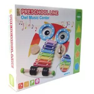 아기 박자 리듬 감각 발달 부엉이 원목 실로폰 놀이 [ABX268]