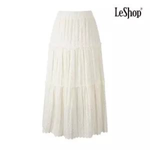 르샵 겉기모 하트 레이스 밴딩 롱 스커트 BPCSK001A 401432