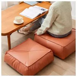 키높이 인조가죽 사각 방석(XL)