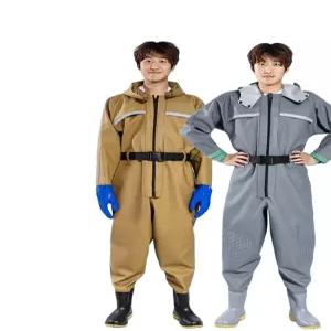 갯벌체험옷 갯벌 체험복 일체형 해루질 체험 전신장화