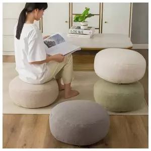 키높이 패브릭 원형 방석 (L)