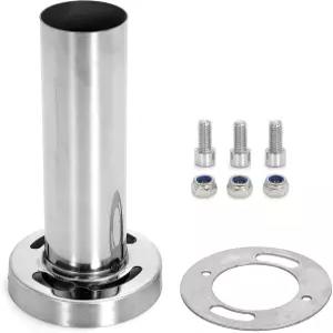 4인치 팁 탈착식 배기 소음기용 원형 소음기 머플러