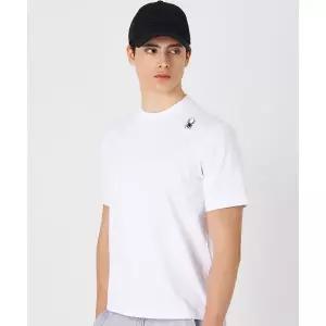 매장정품 SPYDER 스파이더 남성 백 레터 반팔 티셔츠 SPKMCNRS301MWHT 1193691
