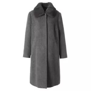 마담포라 밍크 카라 알파카 혼용 모직 코트MA4OC501A 3104970