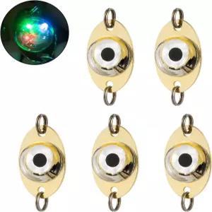 닥터피쉬 LED 낚시 미끼 모음 딥 드롭 스푼 수중 플래셔 다이아몬드 조명 트롤링 할리벗 리그