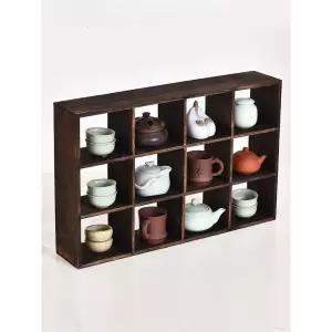 빈티지 컵장 엔틱장 그릇장 원목 장식장 진열장