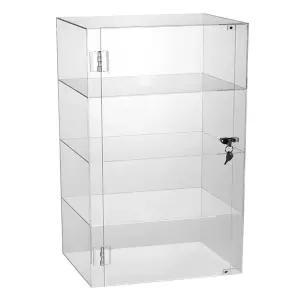 투명진열장 아크릴 장식장 잠금 케이스 보관함 선반