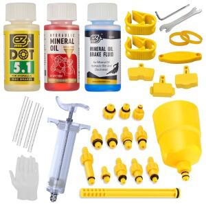 자전거 브레이크 오일 블리딩 키트 도구 60ML 미네랄 수리  유압