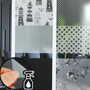 유리 시트지 불투명 암막 썬팅지 창문 시트지 자외선 차단 필름 뽁뽁이 코끼리 사생활 방풍 등대 매직 무광