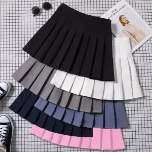 여성 테니스스커트 미니스커트 주름 플리츠 숏스커트 PAi9+5Sbj