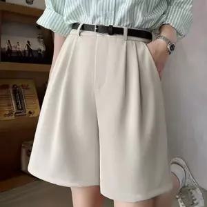 여성 정장 반바지 데일리 버뮤다 슬랙스 여성 5부 반바지 여름