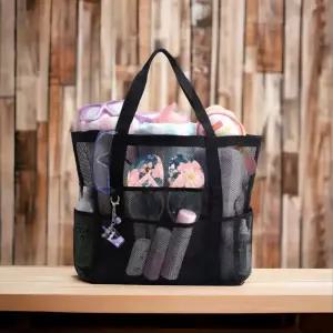 메쉬 물놀이가방 숄더백 대용량 비치백 빅사이즈