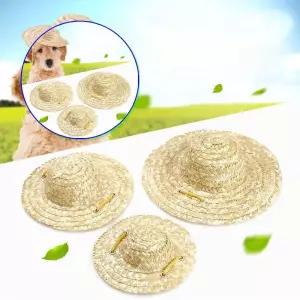 쌍문상회 BNDA30 미니 밀짚모자 강아지옷 애완견용품 반려견 대형견옷