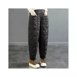 헬리꽁땡 (55~88)2종세트 마일로 누빔패딩팬츠 여성패딩바지 방한바지 겨울등산바지 바지세트 여성기모팬츠