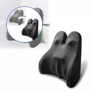 쌍문상회 허리쿠션 운전석등받이 사무실 학생 차량 의자 메모리폼