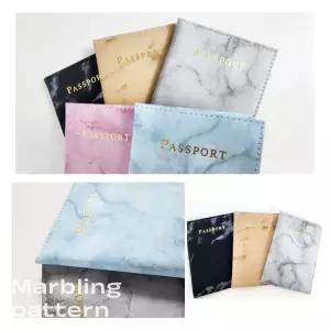 (별별창고)마블링 가족 여권 케이스 가죽 커플 YQf6+2mmv