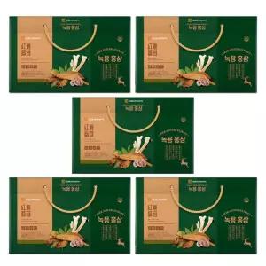 녹용홍삼 70ml 30포 5세트
