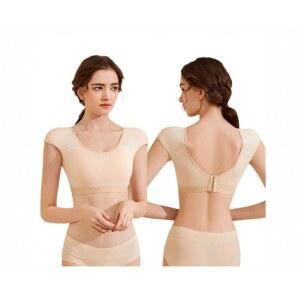 직각어깨 뽕 이너 입는 브라일체형 패드 메쉬 속옷