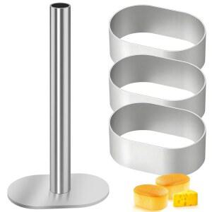 3Pcs 폴보론-몰더-필리핀 쿠키 프레스 숏브레드 폴보론 몰드 2.5인치 스테인리스 스틸 주방 가겟 디저트와 쿠키용 손잡이 베이킹 도구 포함