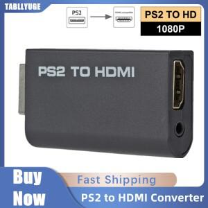 PS2-HDMI 호환 변환기 1080P 풀 HD 비디오 전송 인터페이스 어댑터 게임 콘솔-HD TV 프로젝터