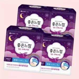 좋은느낌 입는 오버나이트 팬티 속옷 언더웨어형 대형 8매 x 4팩 SD 4550023