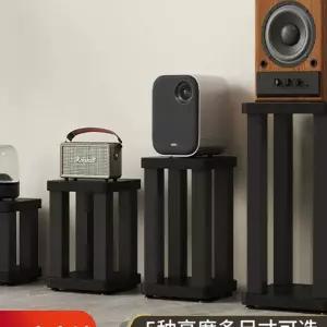 스피커 스탠드 받침대 선반 높이 카페 우퍼 우드 사운드바